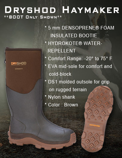 Boot - Dryshod Haymaker with Bushmaster Chap