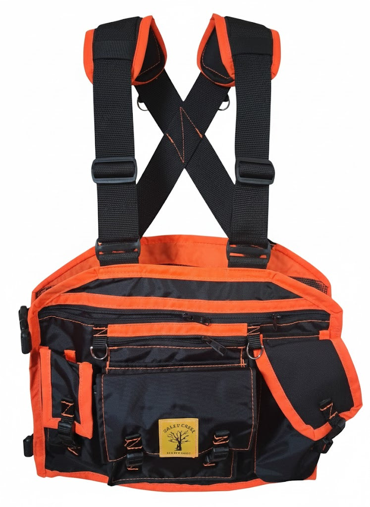 Valley Creek Black & Orange Squirrel Vest