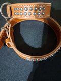 Collar - Leather Studded